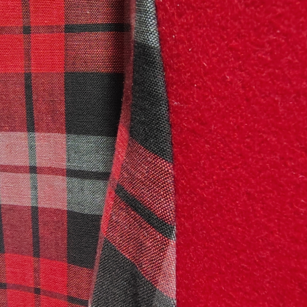 Chic Red Toggle Pea Coat - Picture 5 of 7